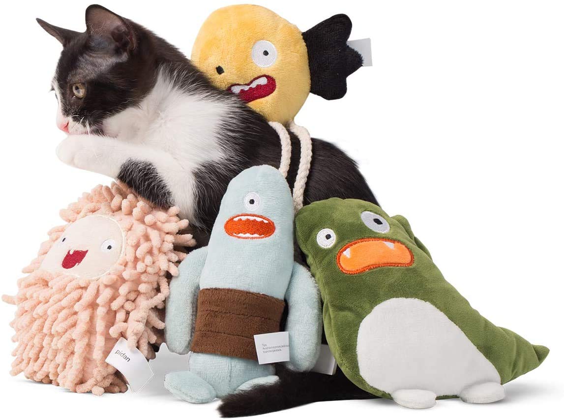 Amazon | pidan 猫 おもちゃ ぬいぐるみ またたび キャットニップ ネコ